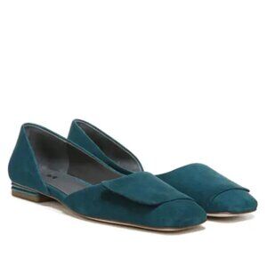 Franco Sarto Tracy Suede Square Toe d'Orsay Flats